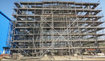 第一直屬分公司完成大鵬天然氣新建車(chē)間主體工程
