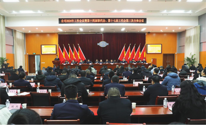 公司召開(kāi)2024年工作會(huì)議暨第十四屆職代會(huì)、第十七屆工代會(huì)第三次全體會(huì)議