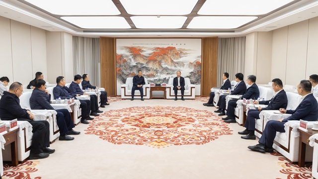 莫鼎革會(huì)見(jiàn)渭南市委副書(shū)記、市長(zhǎng)陳曉勇
